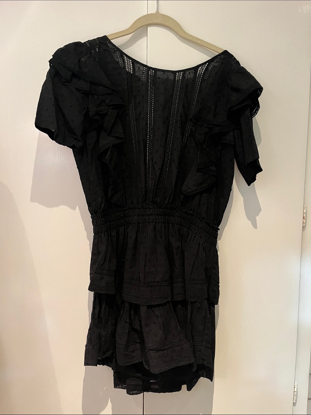 Loveshackfancy Natasha Dress in Black